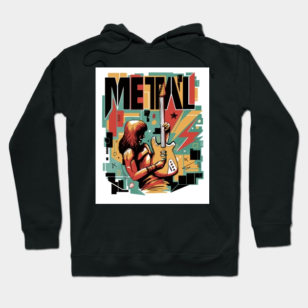 Metal Music Love Hoodie by LR_Collections